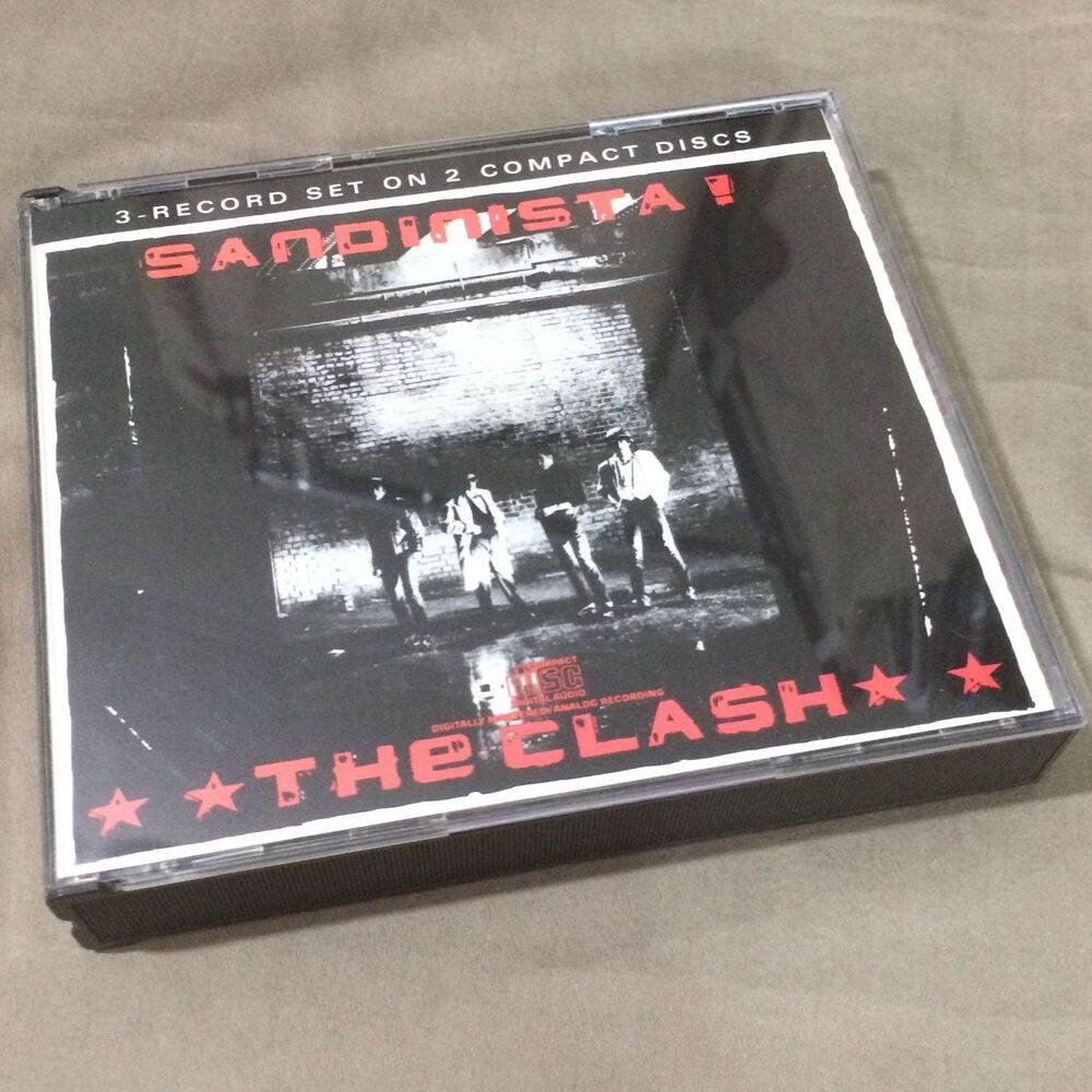 The Clash Sandinista 2 CD Set Epic E2K 37037 1980 Punk Rock Remaster EX/NM